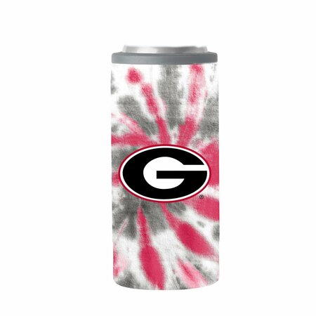 LOGO BRANDS Georgia 12oz Tie Dye Slim Can Coolie 142-S12C-51